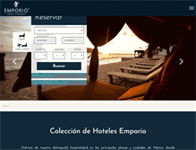 Tablet Screenshot of hotelesemporio.com